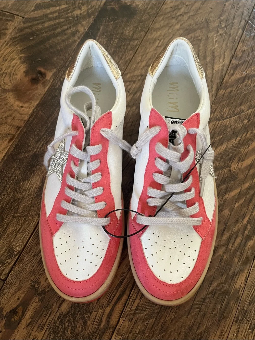 New! (No box)  Mi.iM Avery Glitter Star Sneakers (multiple sizes)